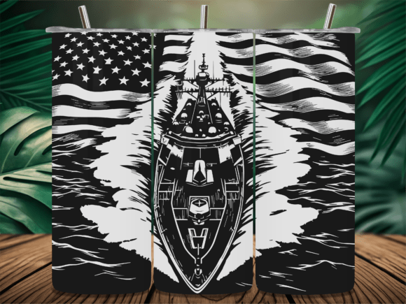 American Flag Navy Ship Tumbler Review
