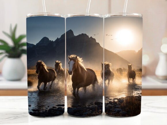 Boho Horse Tumbler Wrap Design 20 Oz Review