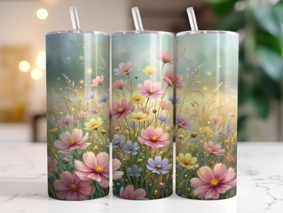 Boho Pastel Wildflower Meadow Tumbler Review