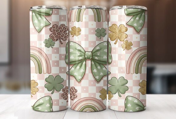 Coquette Shamrock Bow Tumbler Wrap Review