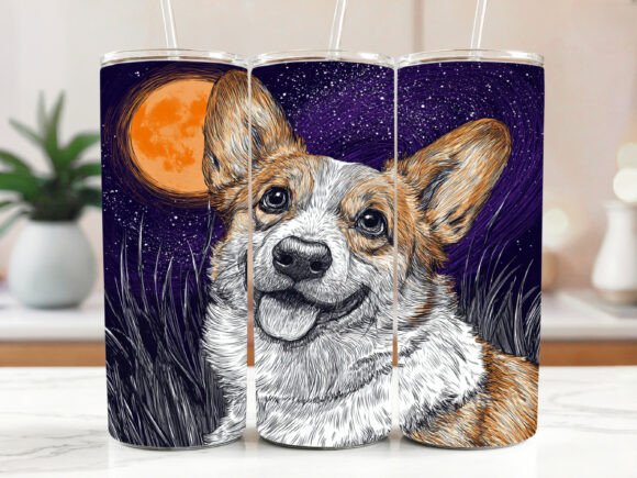 Corgi Tumbler Customizable Wrap Skinny Review