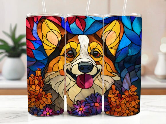 Corgi Tumbler Wrap Sublimation Design Review