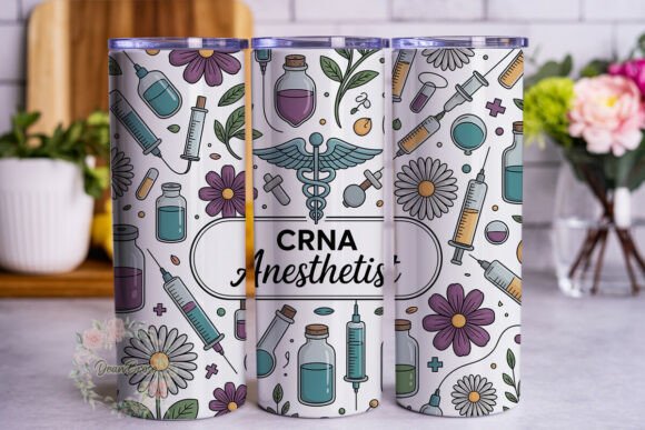 CRNA Anesthetist Floral Tumbler Wrap Review