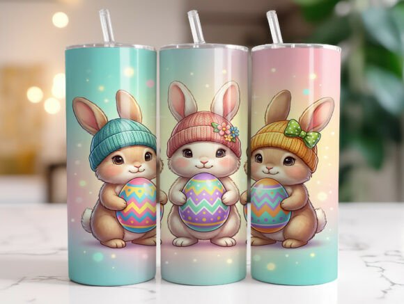 Easter Bunny 20oz Tumbler Sublimation Design Review