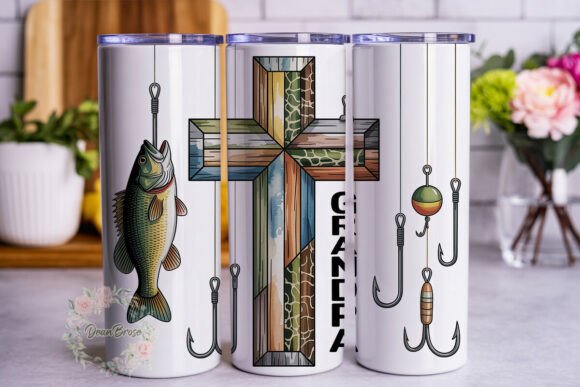 Grandpa Fishing Cross Tumbler Wrap Review