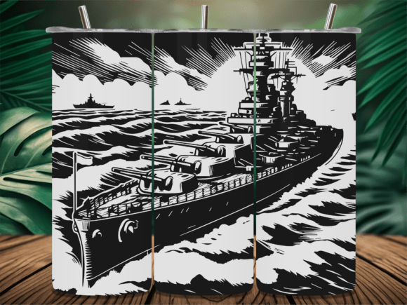 Military Navy Warship Tumbler Embroidery Review