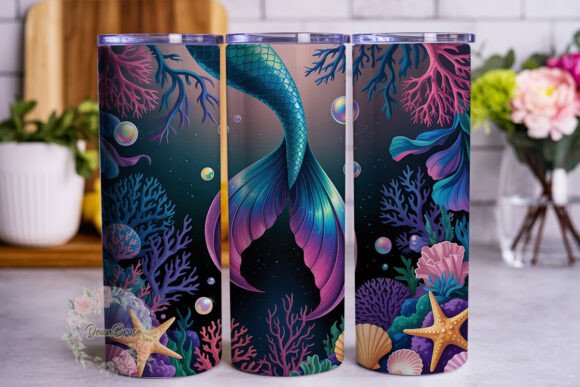 Mystical Mermaid Tail Tumbler Wrap Review