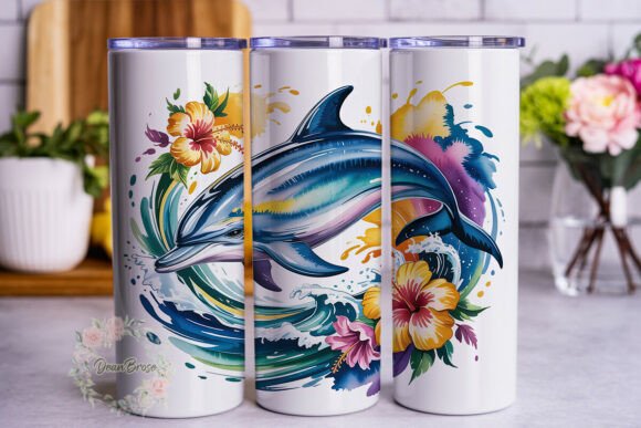 Ocean Dolphin Hibiscus Tumbler Wrap Review