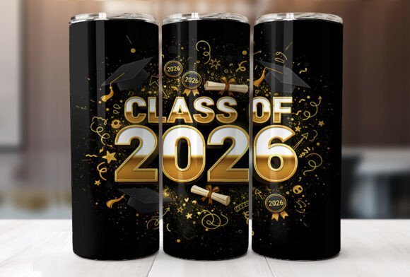 Retro Black Gold Class of 2026 Tumbler Review