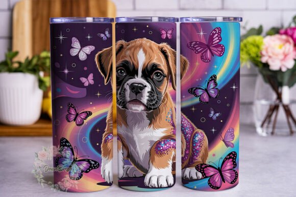 Sparkling Puppy Butterfly Tumbler Wrap Review