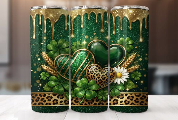 St Patricks Clover Heart Tumbler Wrap Review
