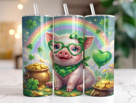 St Patricks Day Pig Tumbler Wrap Review